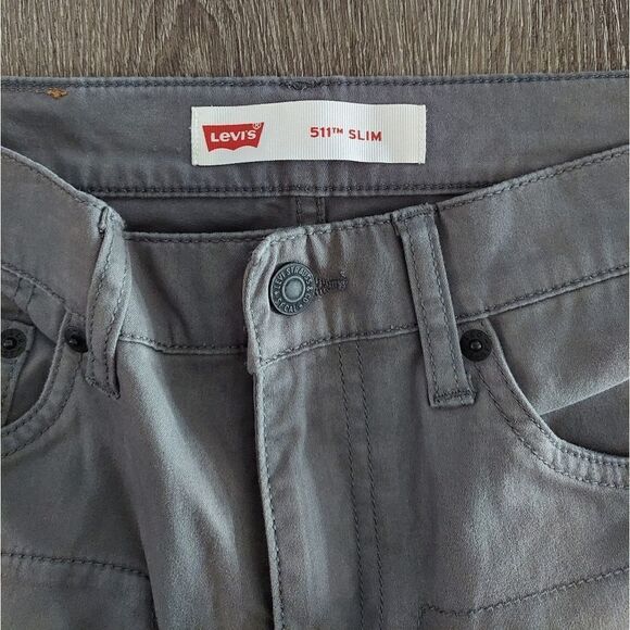 Levi's 511 Slim Fit Jeans Size 16 28×28 - Picture 3 of 7